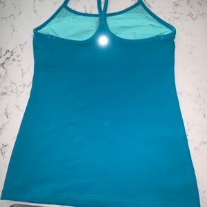 Lululemon | Power Y Tank in Teal Blue Green